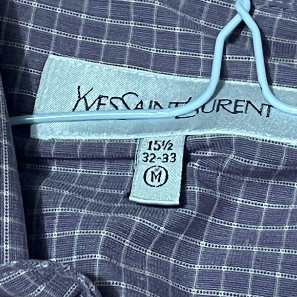 Yves Saint Laurent Casual Shirt 50/50 blend vintage M - Picture 4 of 4